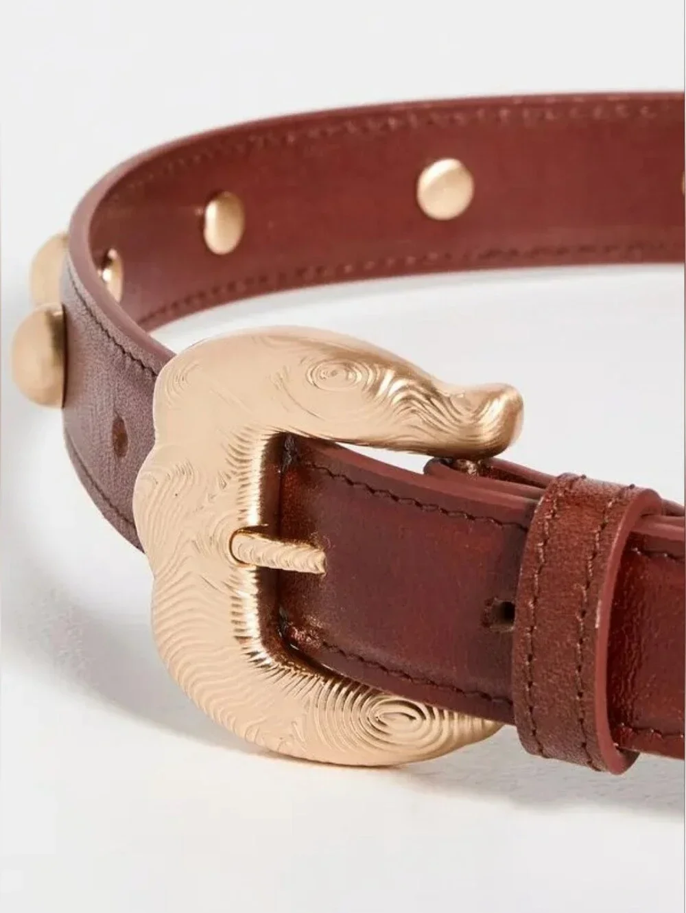 nwt cult gaia western leather belt, xs s